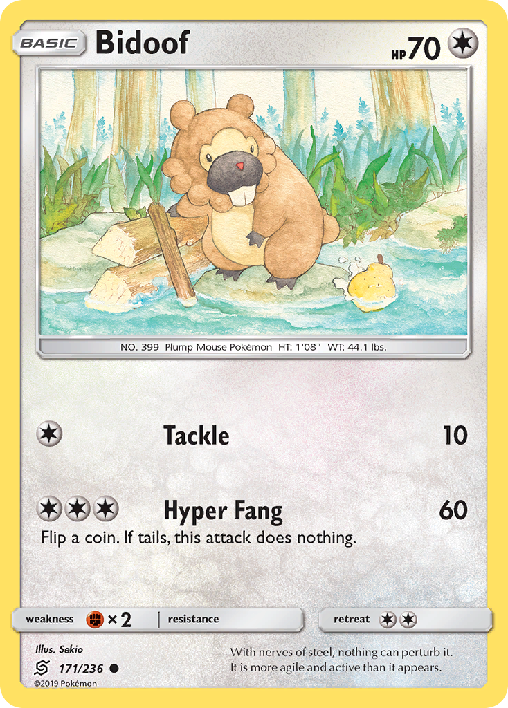Bidoof - 171/236 - Unified Minds SM11 - Common