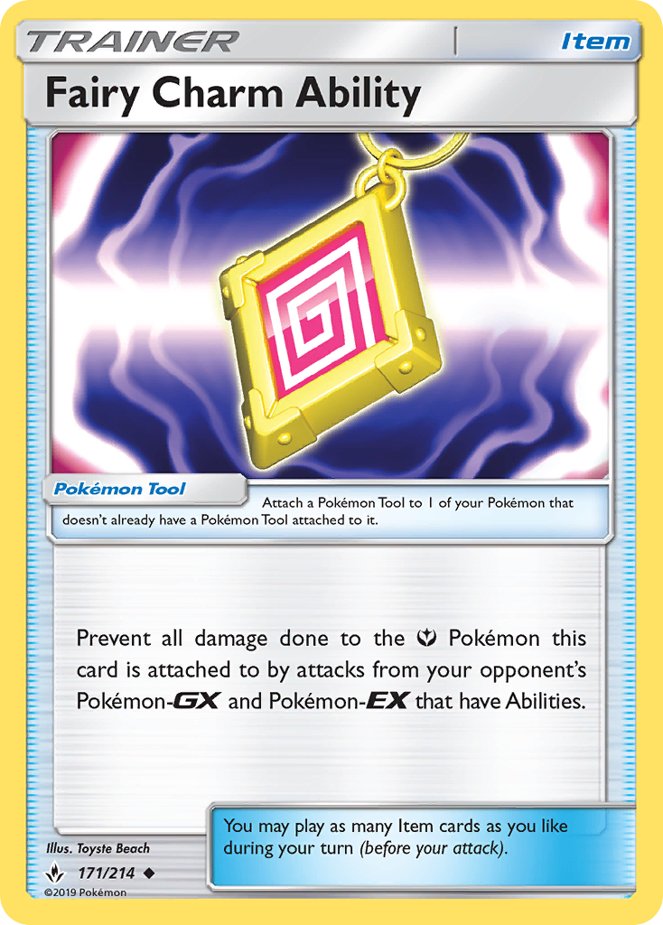 Fairy Charm Ability - 171/214 - Unbroken Bonds SM10 - Uncommon