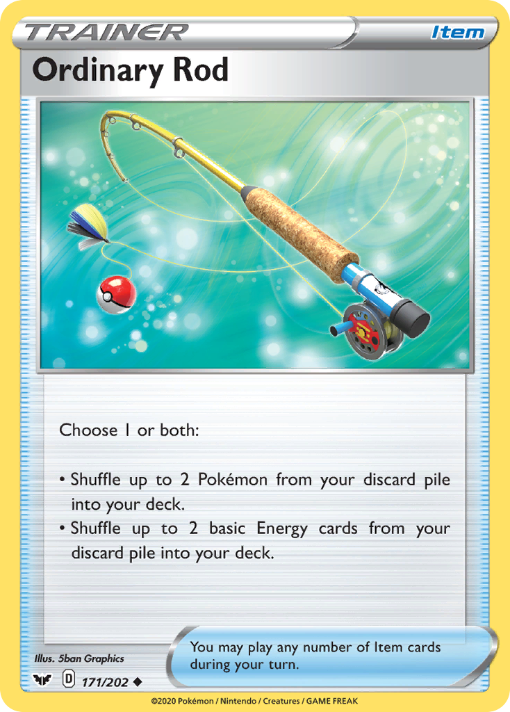 Ordinary Rod - 171/202 - Sword & Shield SWSH1 - Uncommon