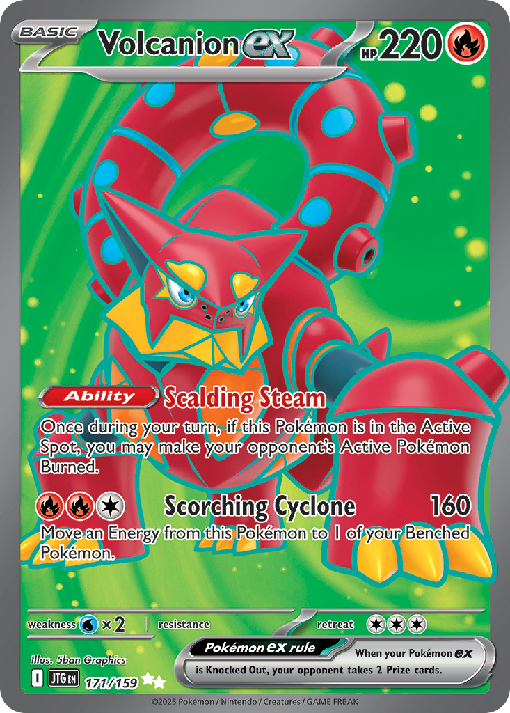 Volcanion ex - 171/159 - Journey Together SV9 - Ultra Rare
