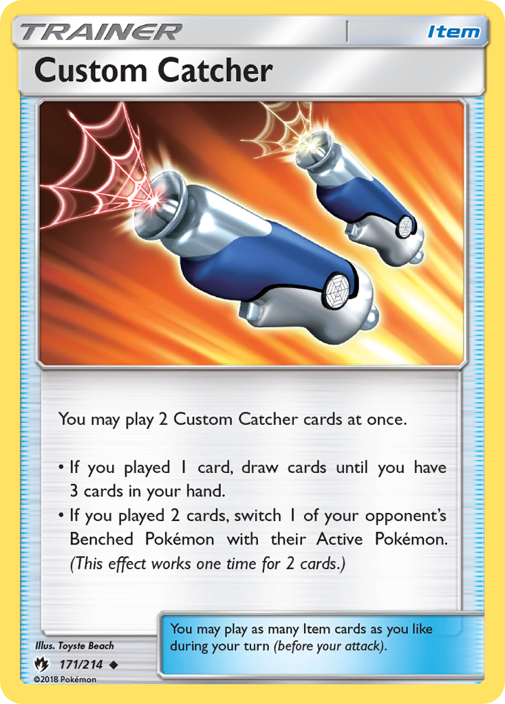 Custom Catcher - 171/214 - Lost Thunder SM8 - Uncommon