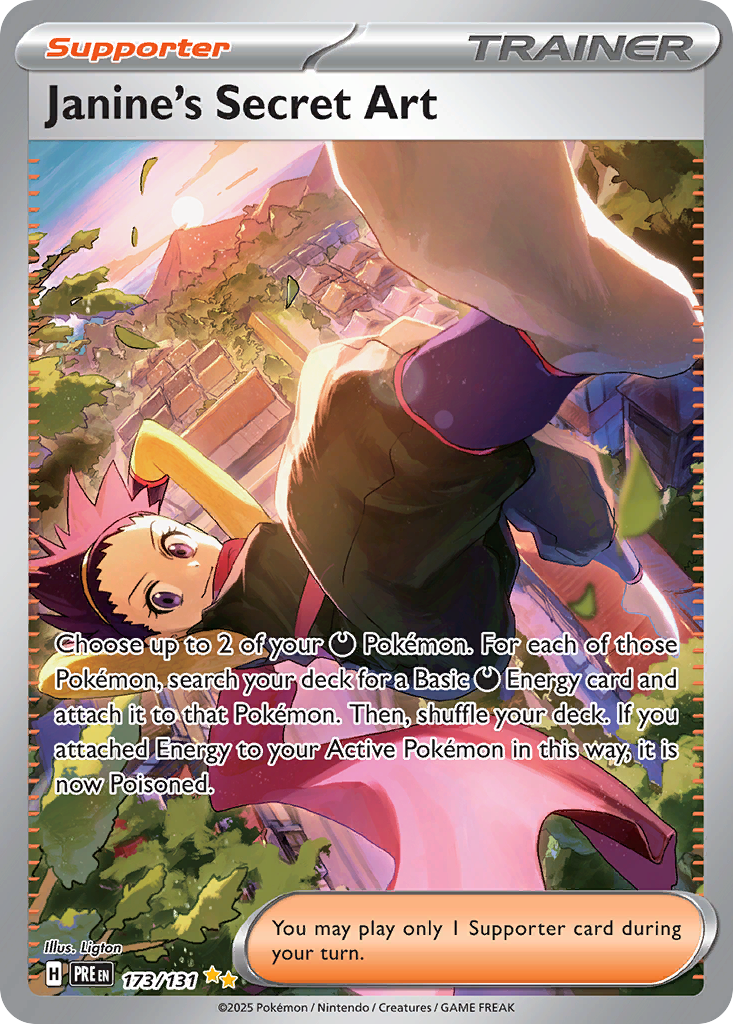 Janine's Secret Art - 173/131 - Prismatic Evolutions SV8PT5 - Special Illustration Rare