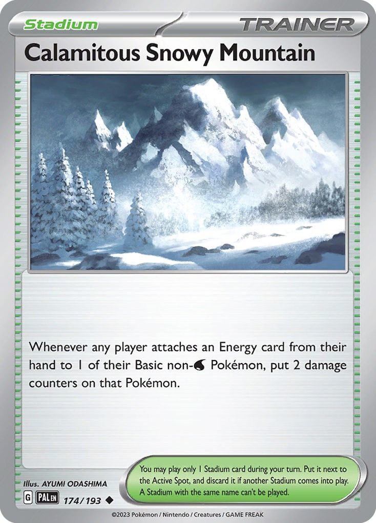 Calamitous Snowy Mountain - 174/193 - Paldea Evolved SV2 - Uncommon