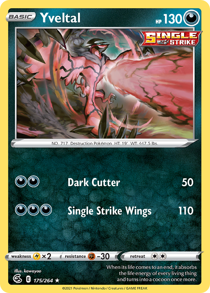 Yveltal - 175/264 - Fusion Strike SWSH8 - Rare