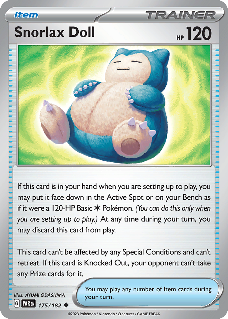 Snorlax Doll - 175/182 - Paradox Rift SV4 - Uncommon