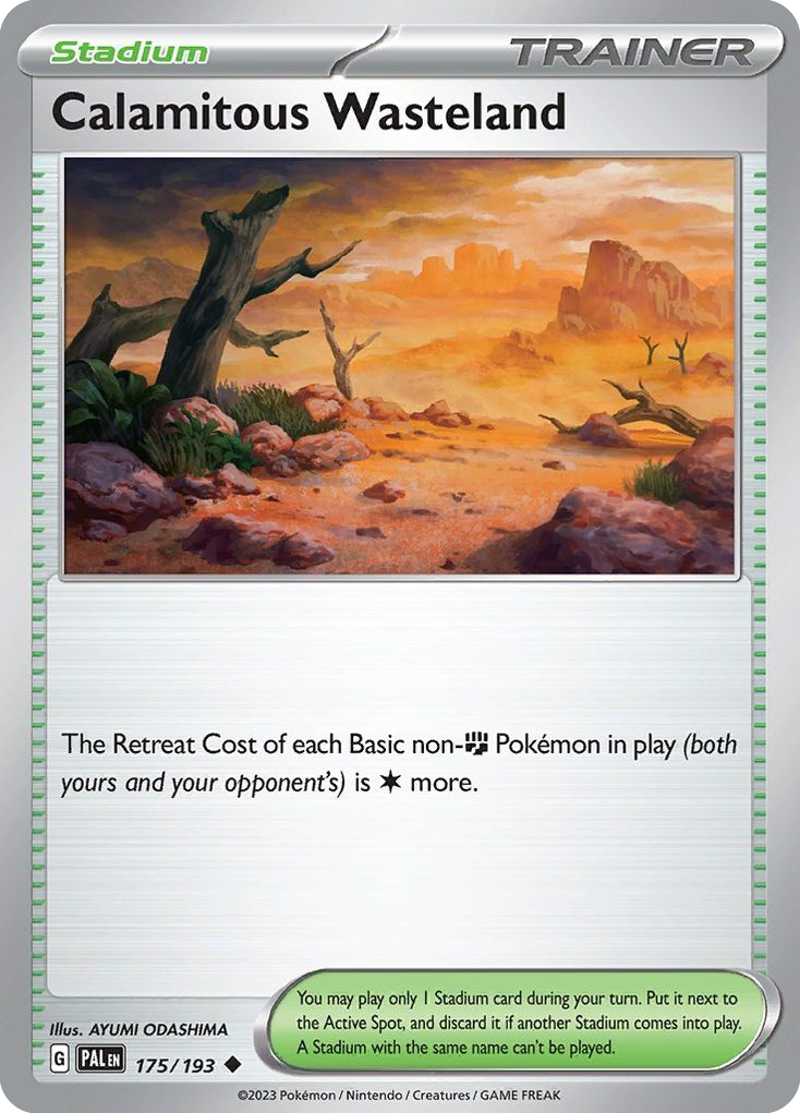 Calamitous Wasteland - 175/193 - Paldea Evolved - Uncommon c