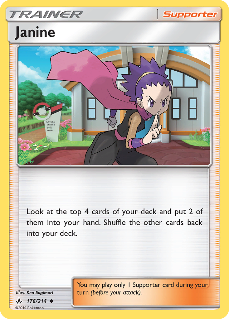 Janine - 176/214 - Unbroken Bonds SM10 - Uncommon