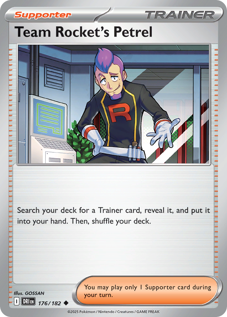 Team Rocket's Petrel - 176/182 - Destined Rivals SV10 - Uncommon