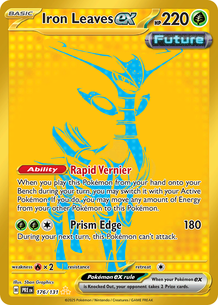 Iron Leaves ex - 176/131 - Prismatic Evolutions SV8PT5 - Hyper Rare