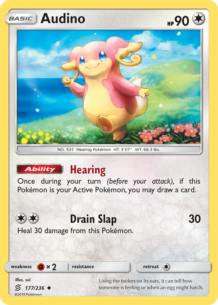 Audino - 177/236 - Unified Minds SM11 - Uncommon