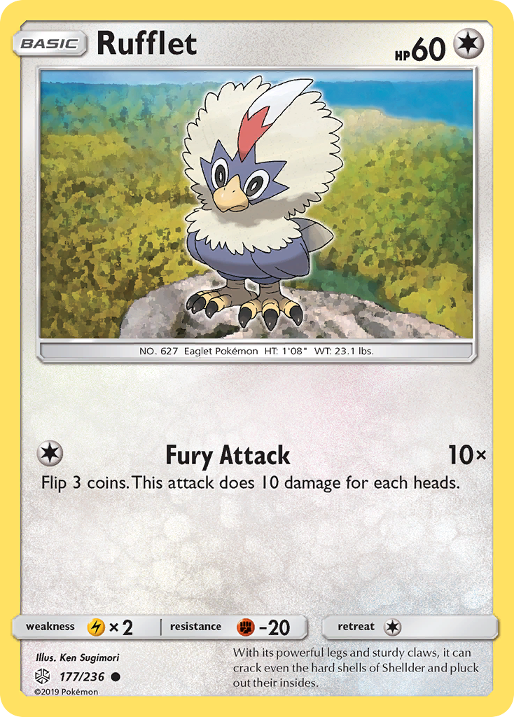 Rufflet - 177/236 - Cosmic Eclipse SM12 - Common