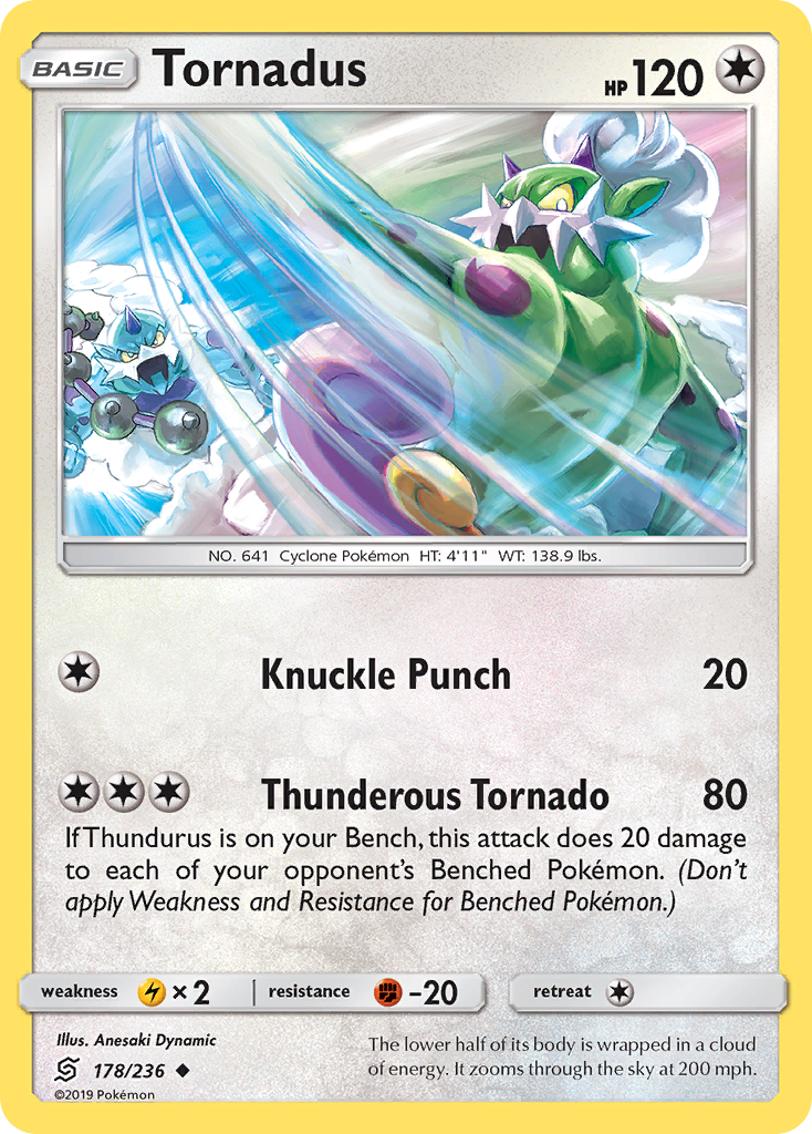 Tornadus - 178/236 - Unified Minds SM11 - Uncommon