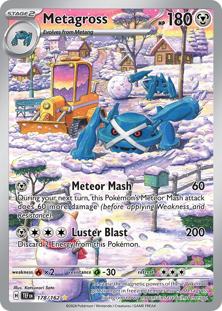 Metagross - 178/162 - Temporal Forces SV5 - Illustration Rare