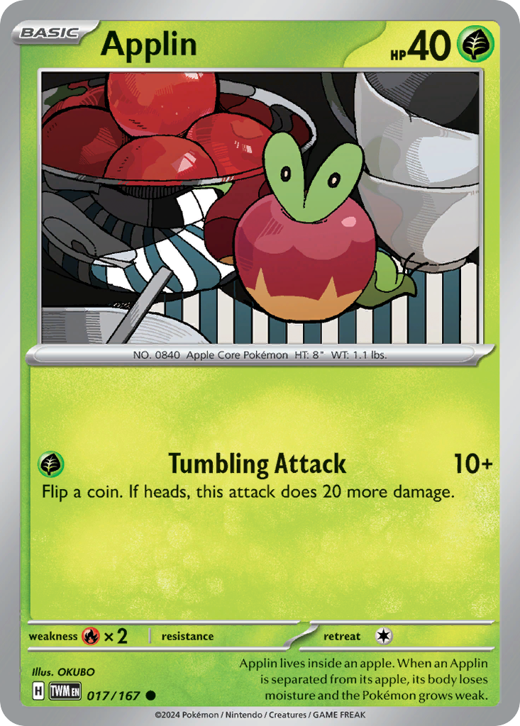 Applin - 17/167 - Twilight Masquerade SV6 - Common