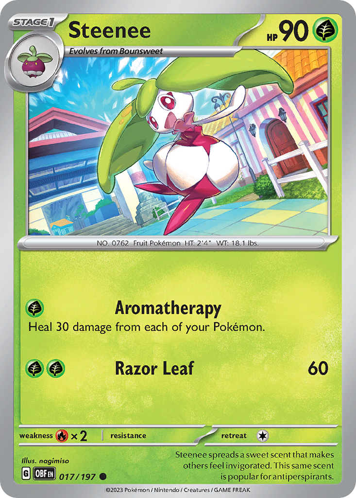 Steenee - 17/197 - Obsidian Flames SV3 - Common