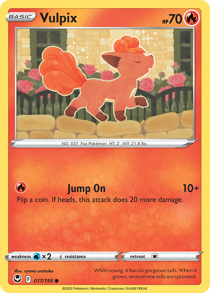 Vulpix - 17/195 - Silver Tempest SWSH12 - Common