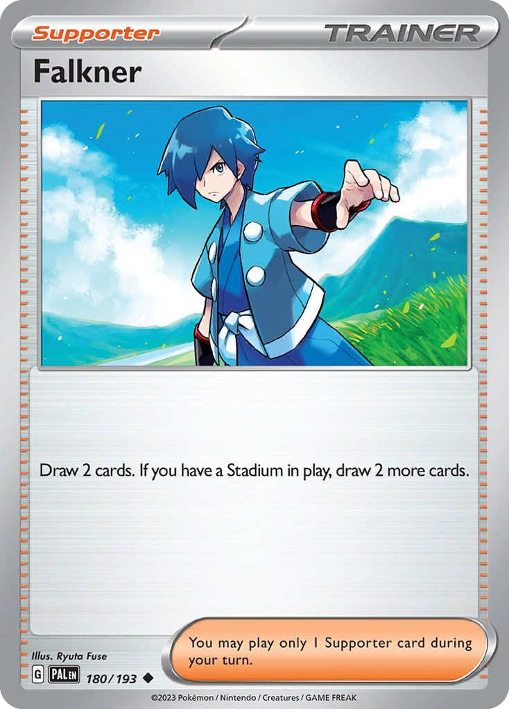 Falkner - 180/193 - Paldea Evolved SV2 - Uncommon