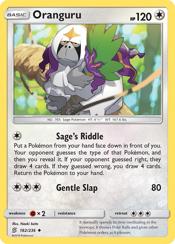 Oranguru - 182/236 - Unified Minds SM11 - Uncommon