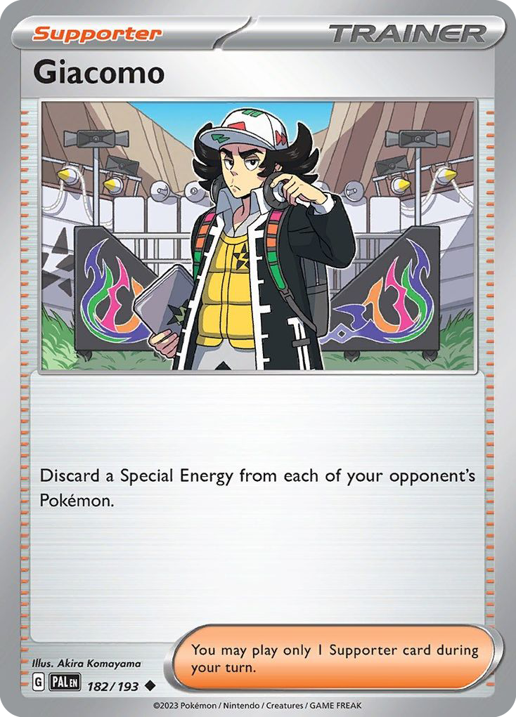 Giacomo - 182/193 - Paldea Evolved SV2 - Uncommon