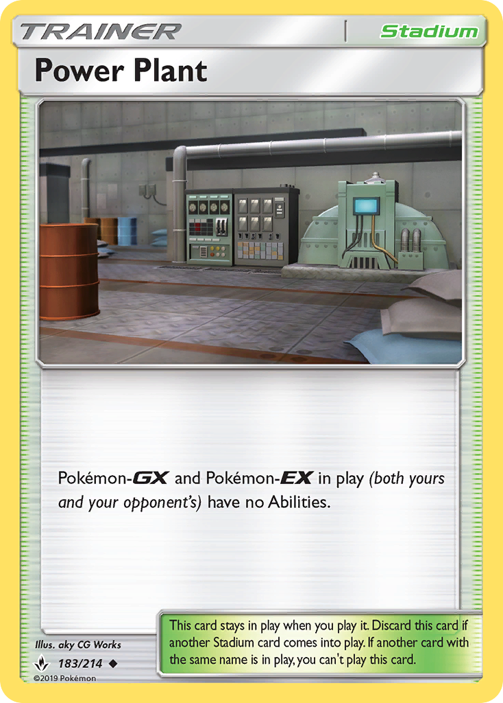 Power Plant - 183/214 - Unbroken Bonds SM10 - Uncommon