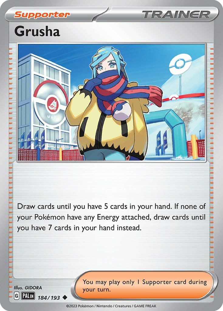 Grusha - 184/193 - Paldea Evolved SV2 - Uncommon