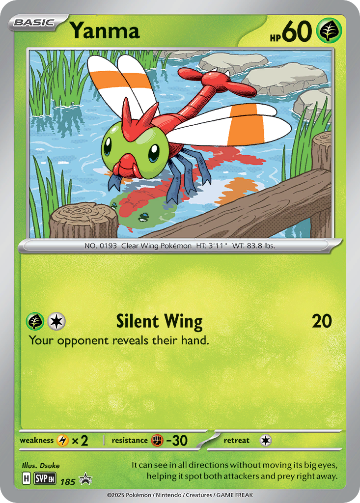 Yanma - 185/150 - Scarlet & Violet Promos SVP - Promo