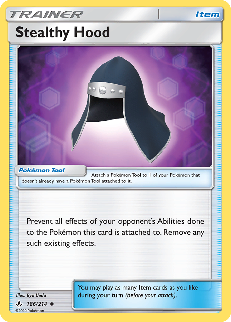 Stealthy Hood - 186/214 - Unbroken Bonds SM10 - Uncommon