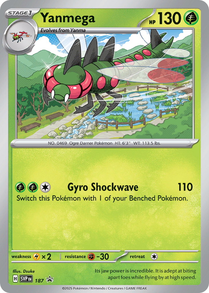 Yanmega - 187/150 - Scarlet & Violet Promos SVP - Promo