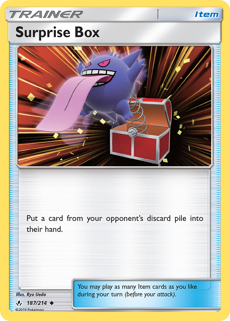 Surprise Box - 187/214 - Unbroken Bonds SM10 - Uncommon