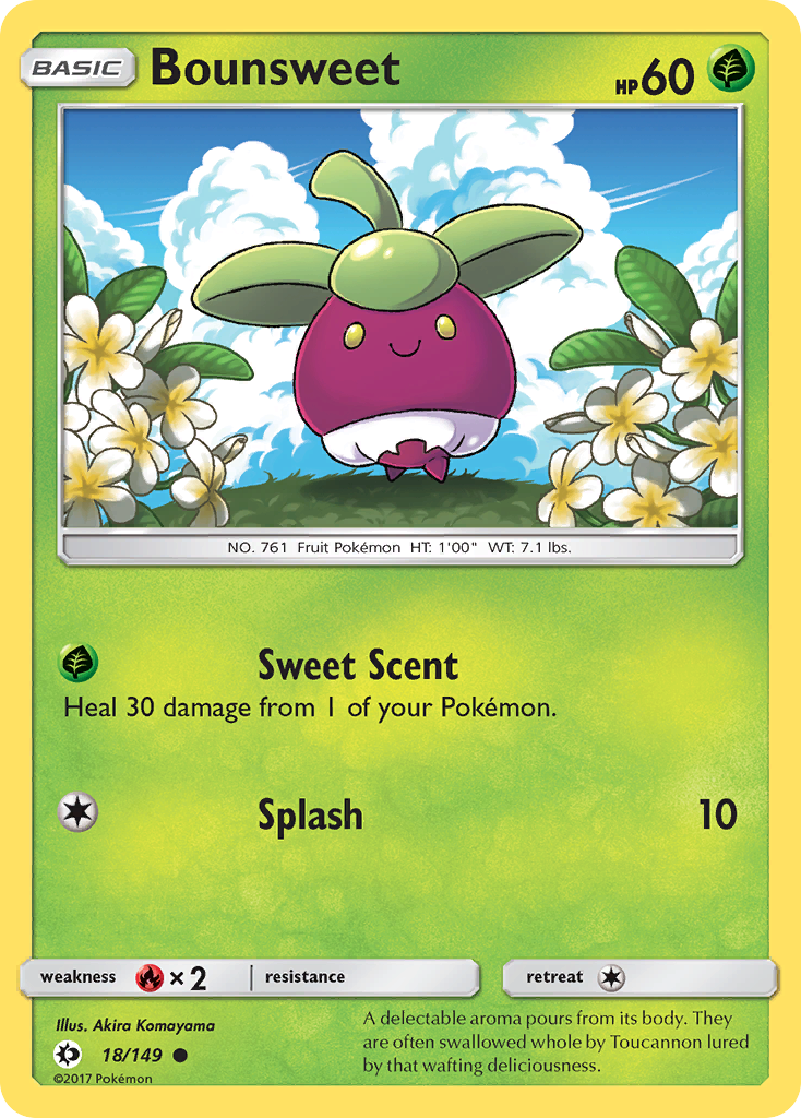 Bounsweet - 18/149 - Sun & Moon SM1 - Common
