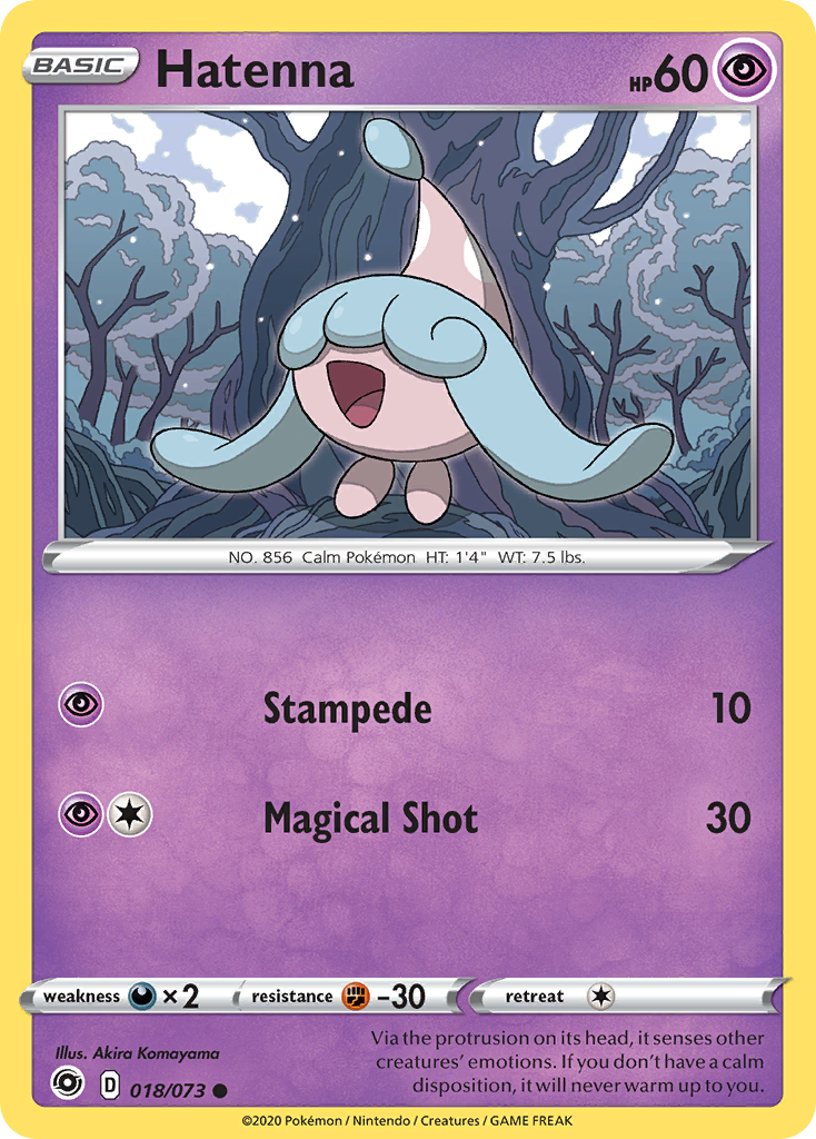 Hatenna - 18/73 - Champion's Path SWSH35 - Common