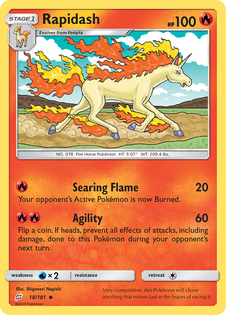 Rapidash - 18/181 - Team Up SM9 - Uncommon