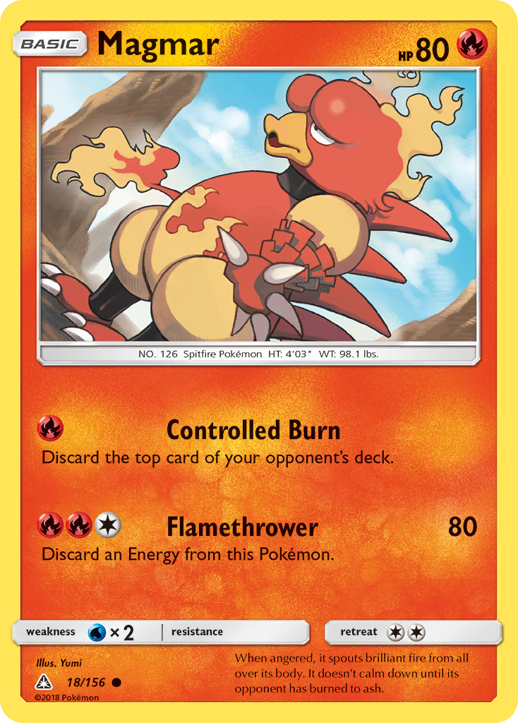 Magmar - 18/156 - Ultra Prism SM5 - Common