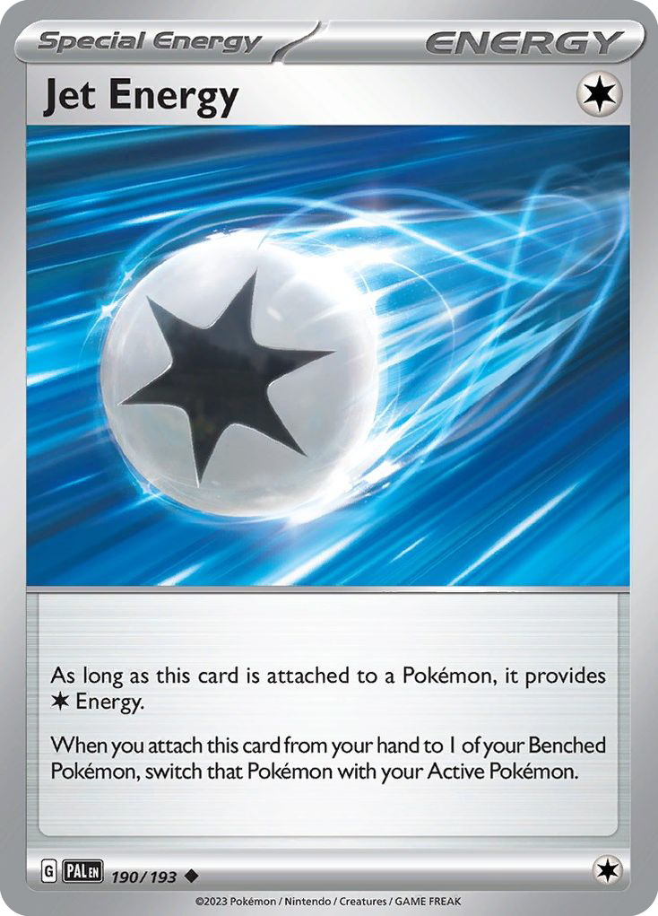 Carta Pokémon Jet Energy de Paldea Evolved #190
