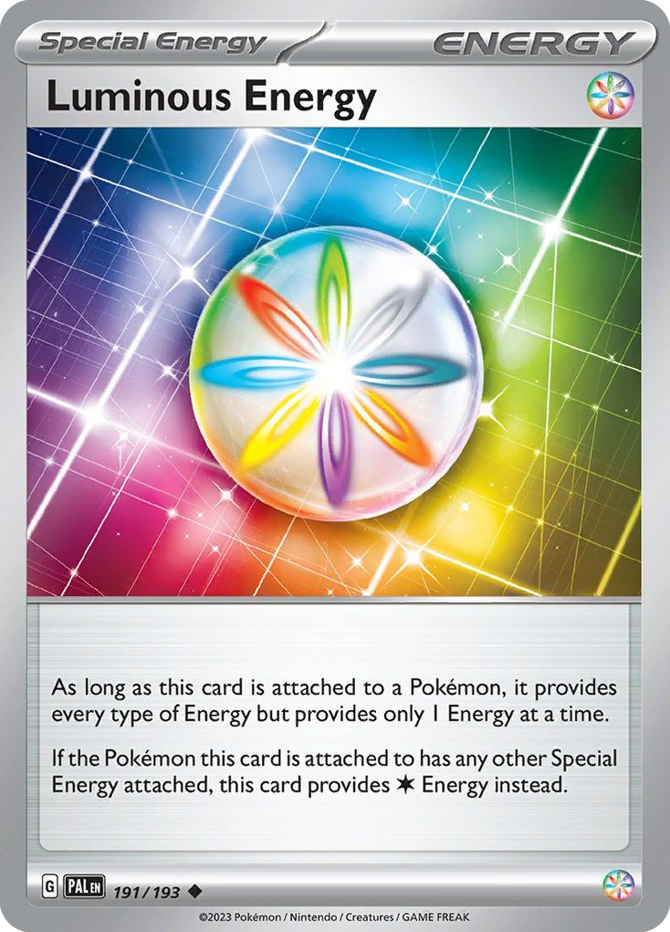 Carta Pokémon Luminous Energy de Paldea Evolved #191