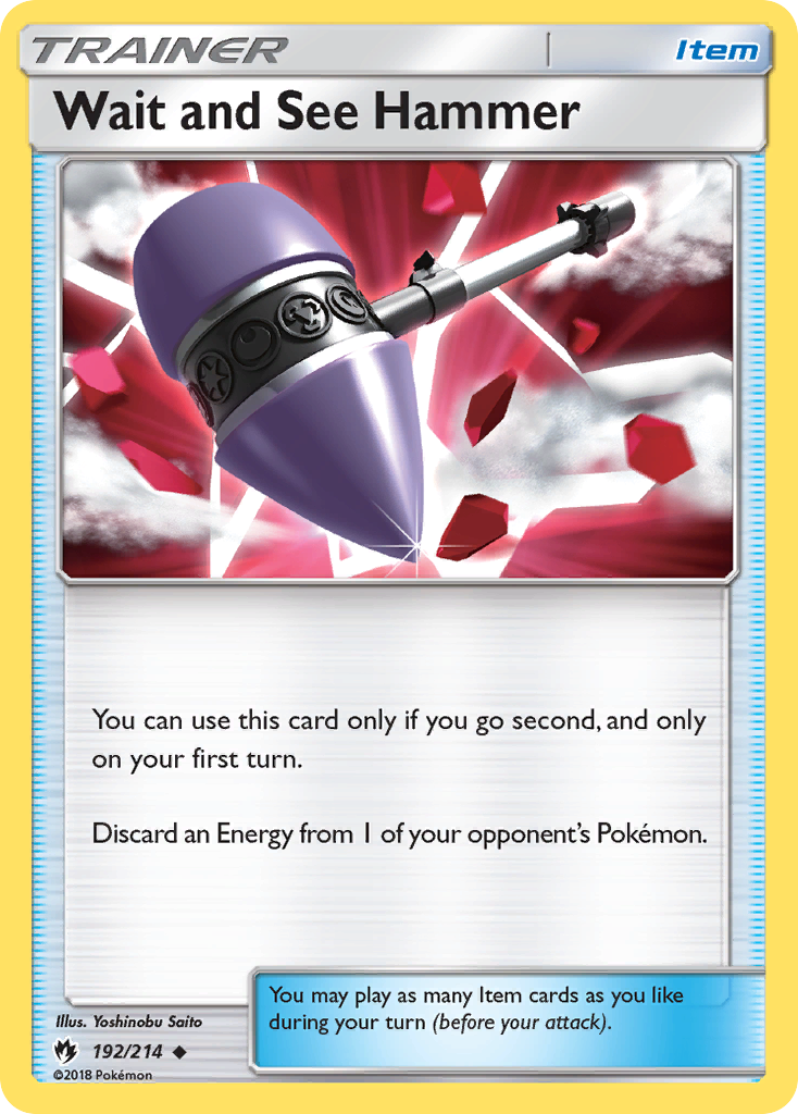 Wait and See Hammer - 192/214 - Lost Thunder SM8 - Uncommon