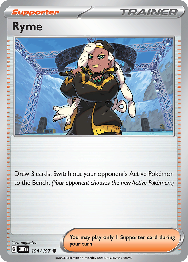 Ryme - 194/197 - Obsidian Flames SV3 - Common
