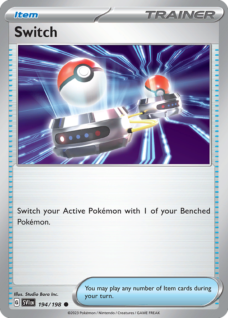 Carta Pokémon Switch de Scarlet & Violet #194
