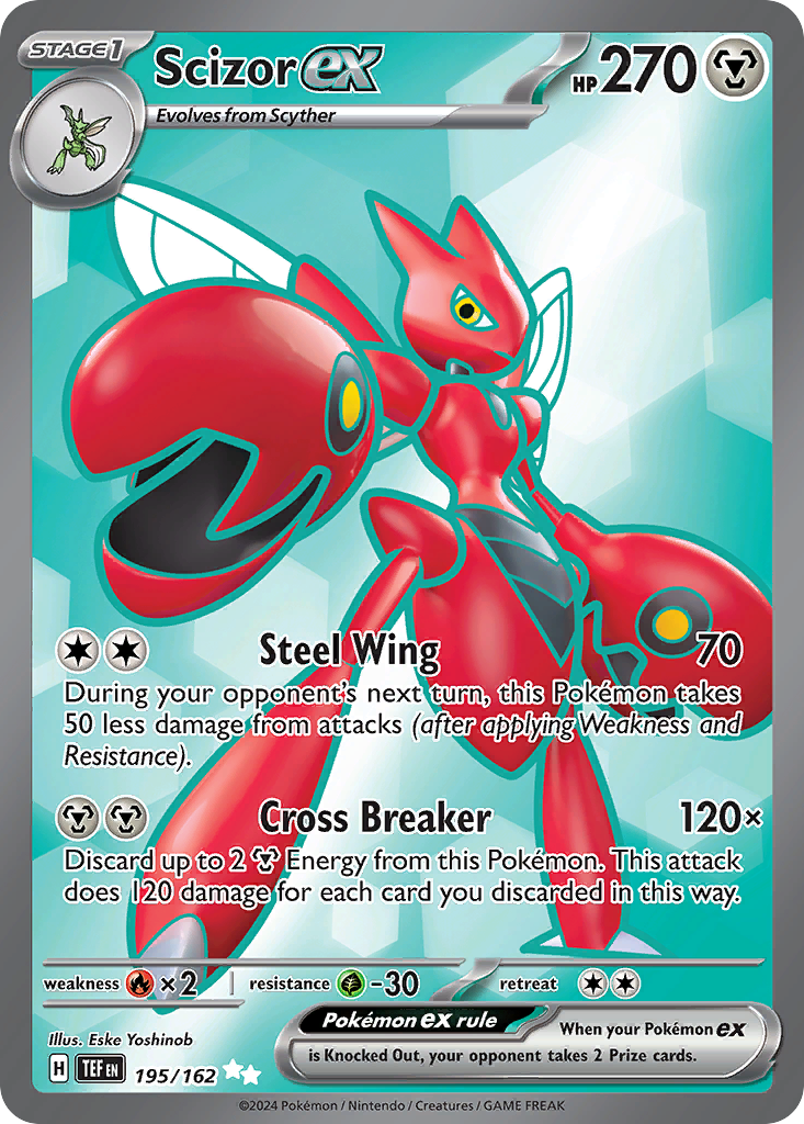 Scizor ex - 195/162 - Temporal Forces SV5 - Ultra Rare