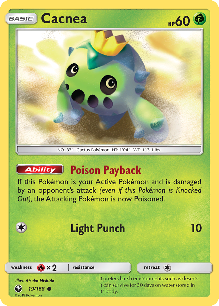 Cacnea - 19/168 - Celestial Storm SM7 - Common