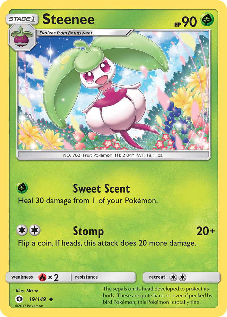 Steenee - 19/149 - Sun & Moon SM1 - Uncommon