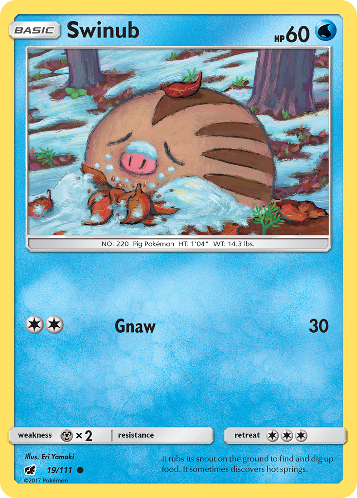 Swinub - 19/111 - Crimson Invasion SM4 - Common