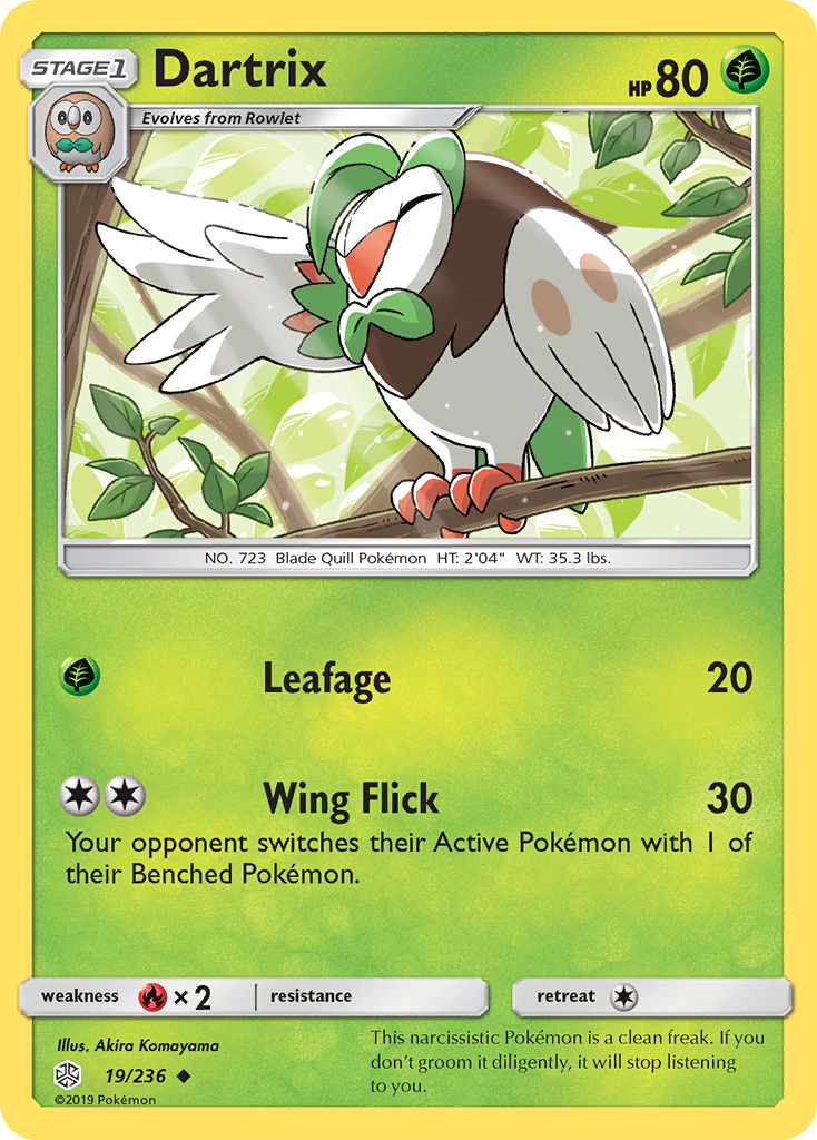 Dartrix - 19/236 - Cosmic Eclipse SM12 - Uncommon