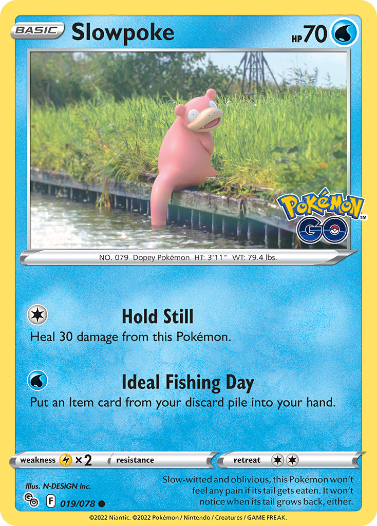 Slowpoke - 19/78 - Pokémon GO PGO - Common