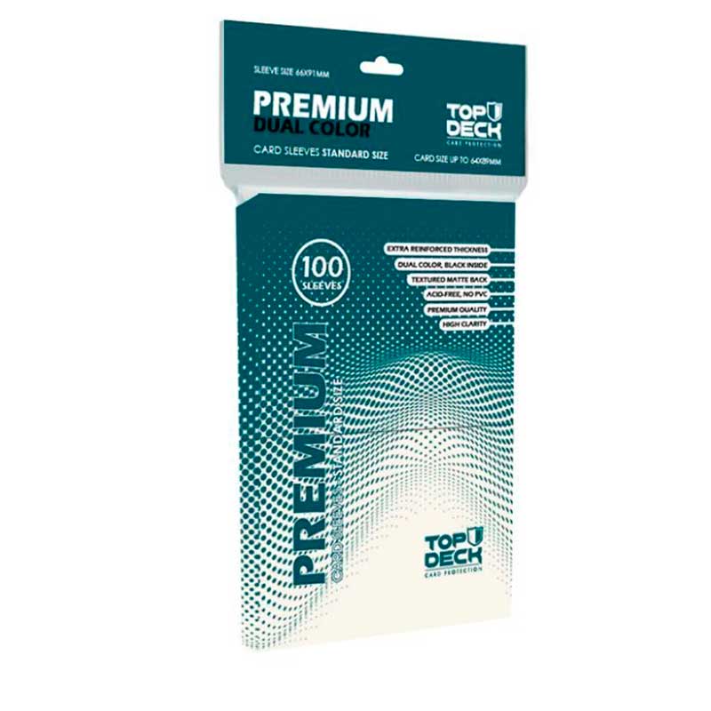 Protectores Premium TOPDECK Standard 66x91mm color Blanco