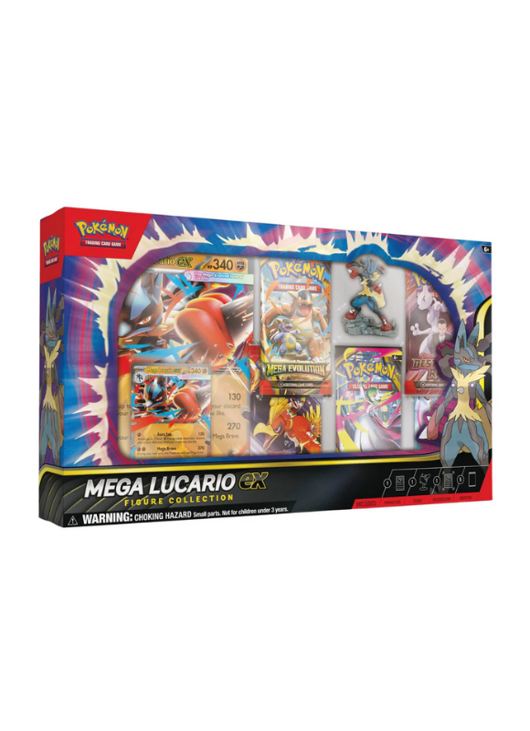 Pokemon TCG: Mega Lucario ex Figure Collection INGLES (Mega Evolutions)