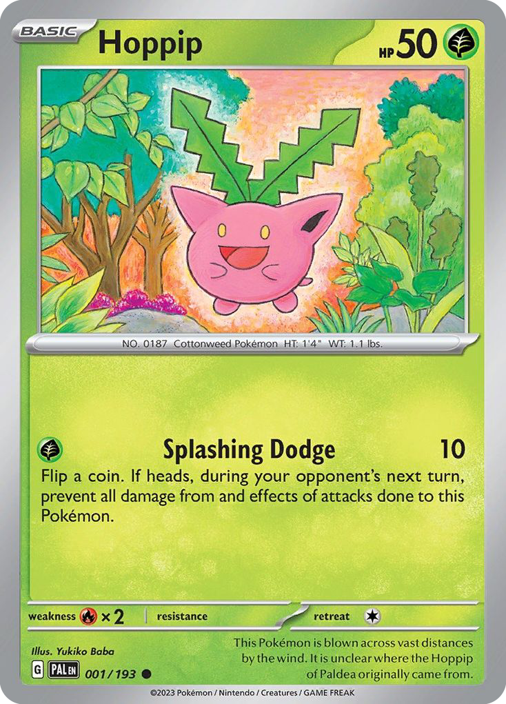 Hoppip - 1/193 - Paldea Evolved SV2 - Common