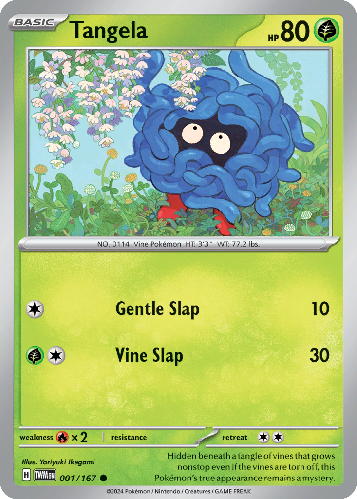 Tangela - 1/167 - Twilight Masquerade SV6 - Common