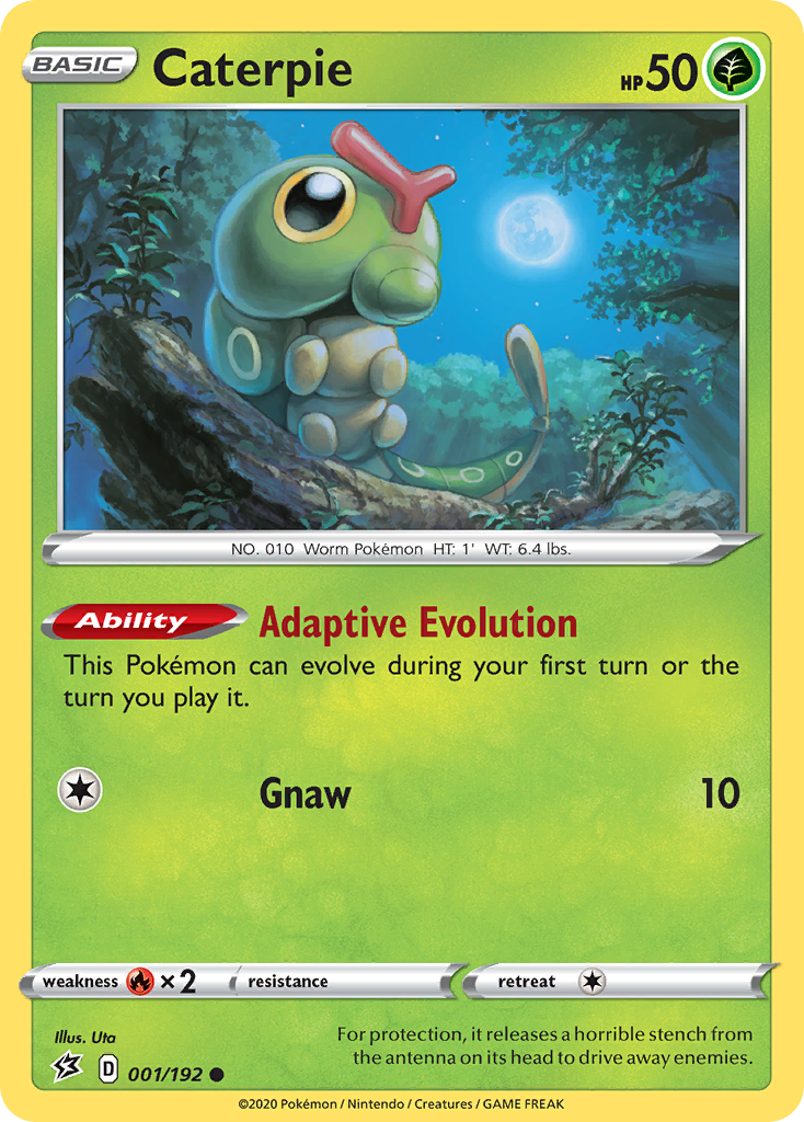 Caterpie - 1/192 - Rebel Clash SWSH2 - Common