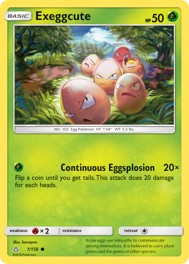 Exeggcute - 1/156 - Ultra Prism SM5 - Common